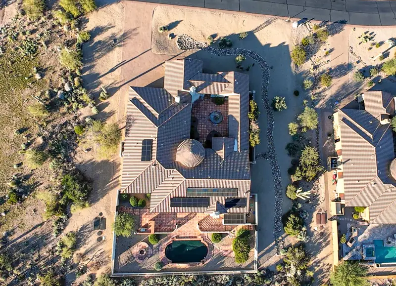 aerial photo, Mesa, AZ