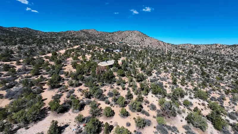 aerial photo, Hackberry, AZ