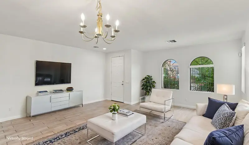 Virtual staging after